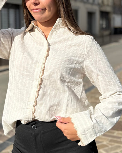 Chemise détails crochets