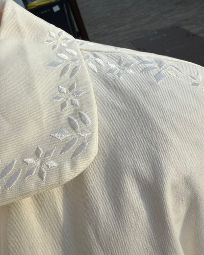 Veste jean blanc