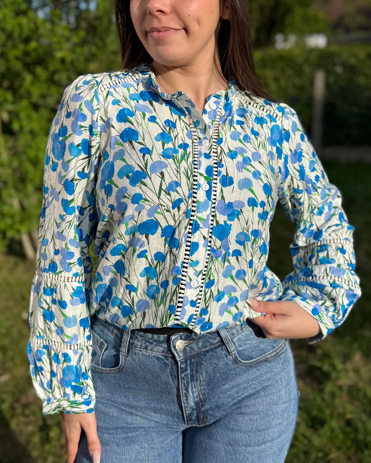 Chemise bleu